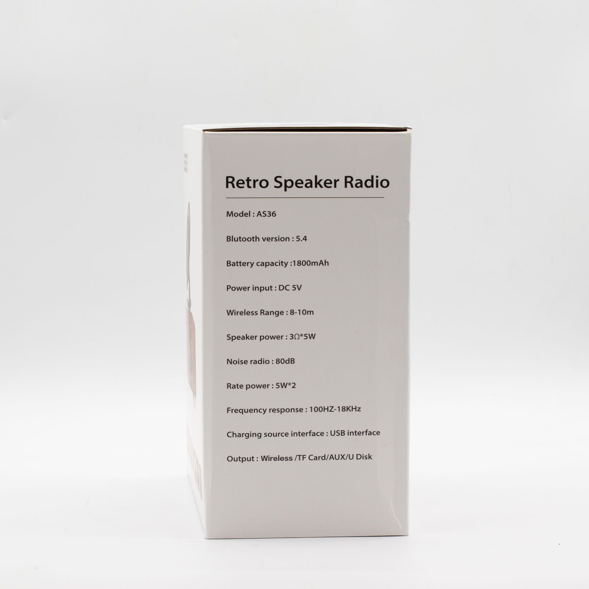 Retro Mini Double Gramophone Speaker - Bluetooth - 5.4 watt x 2